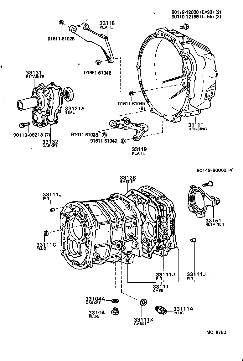 31111-20100 HOUSING, CLUTCH product image
