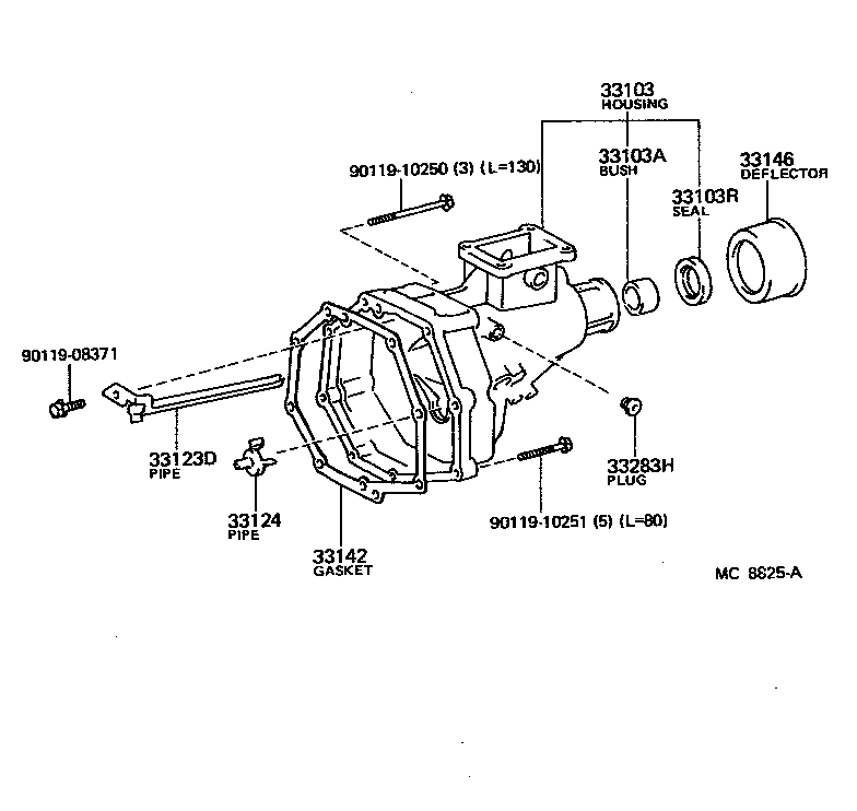 33124-35010 RECEIVER, CASE COVER OIL(MTM) product image