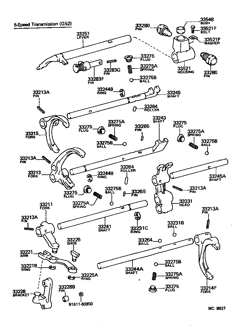 90341-12003 SEAT, SHIFT DETENT BALL SPRING, NO.1 product image
