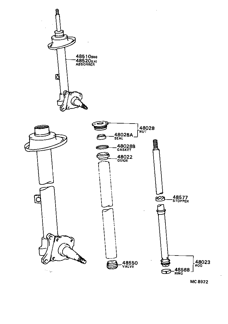 48684-40020 COVER, BEARING DUST product image