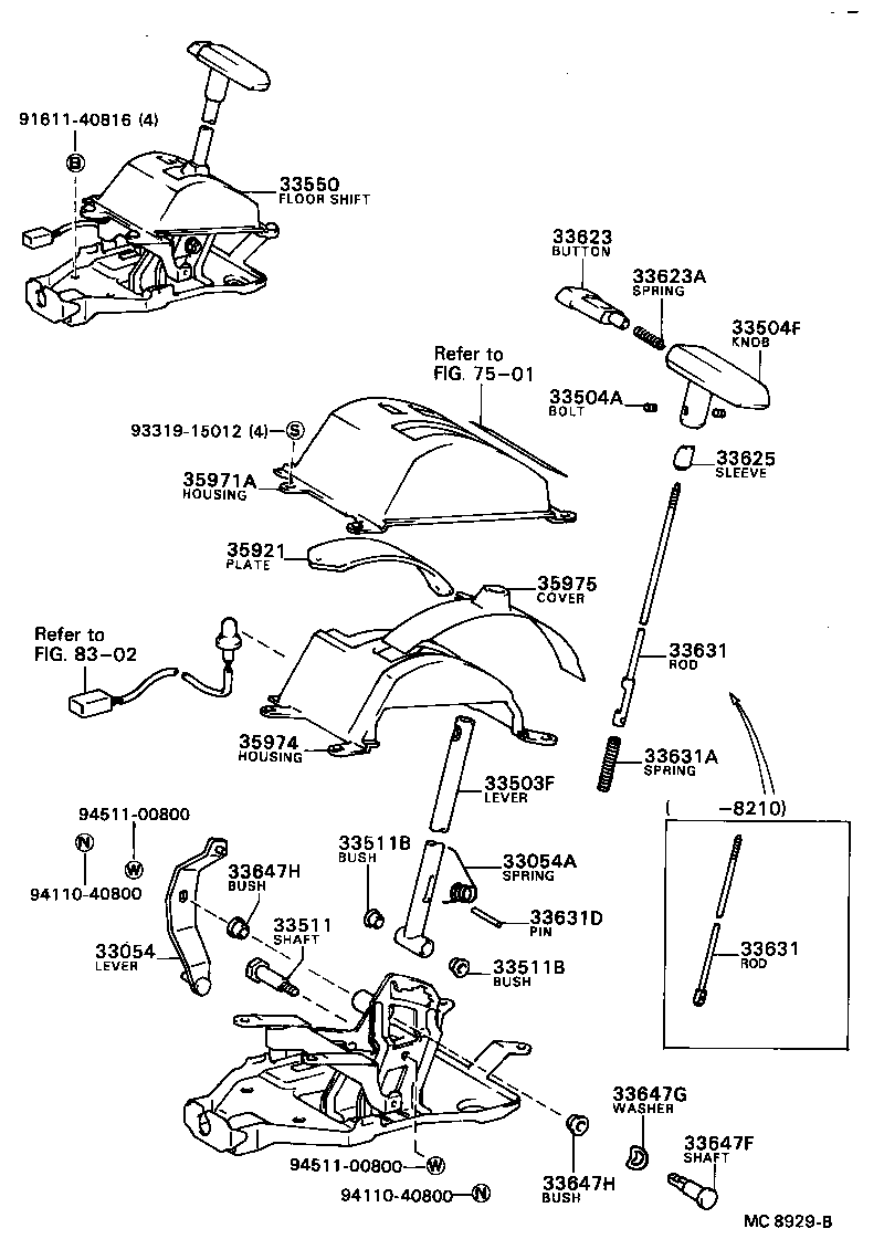 90386-14005 BUSH(FOR SHIFT LEVER) product image