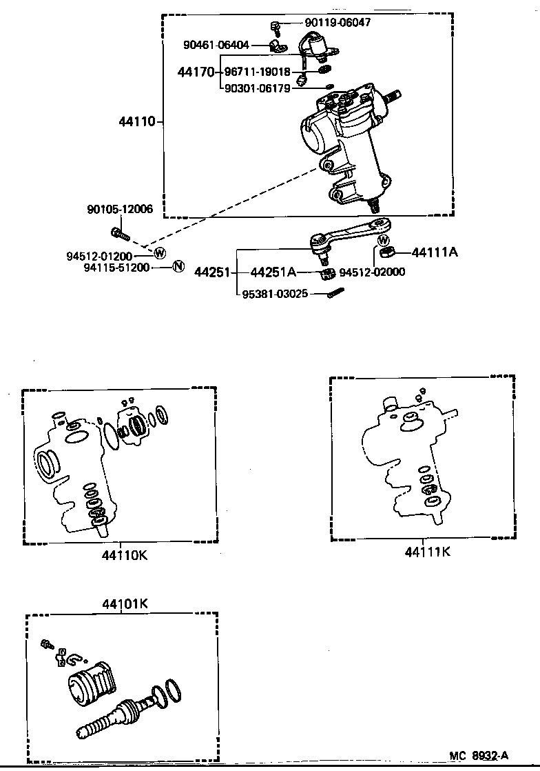 44111-30050 SHAFT, CROSS product image