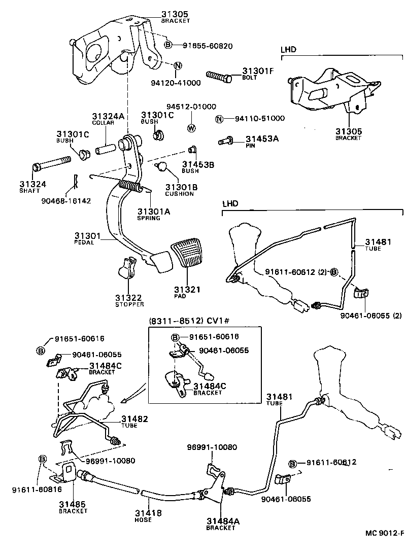 31418-32010 HOSE, CLUTCH product image