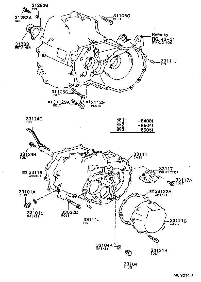 31129-32010 PLATE, BOLT LOCK(MTM) product image