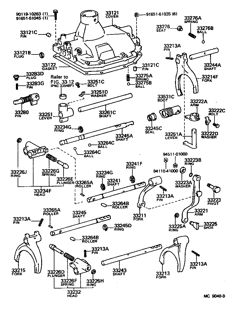 33122-60010 GASKET, MANUAL TRANSMISSION CASE COVER product image