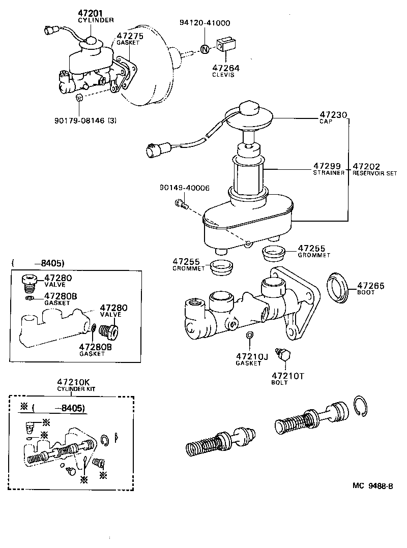 47202-32060 RESERVOIR SUB-ASSY, BRAKE MASTER CYLINDER product image