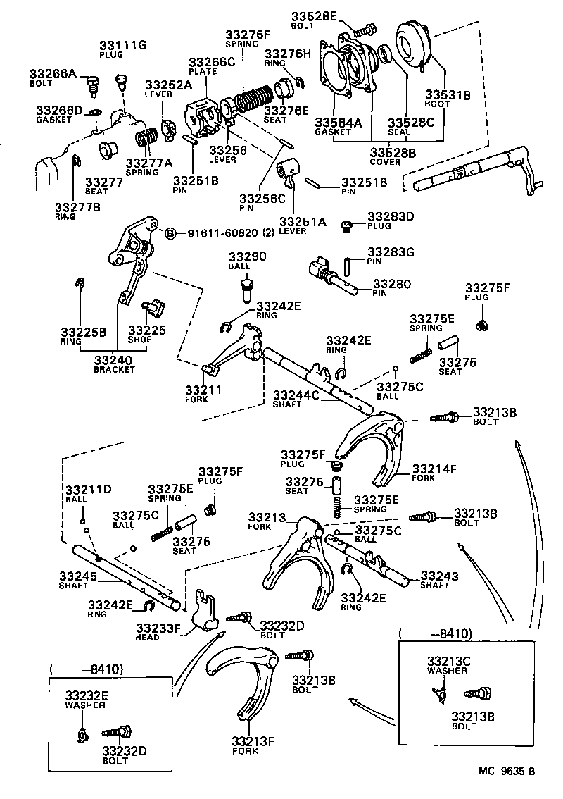 33210-32010 FORK, 1ST & 2ND SHIFT product image