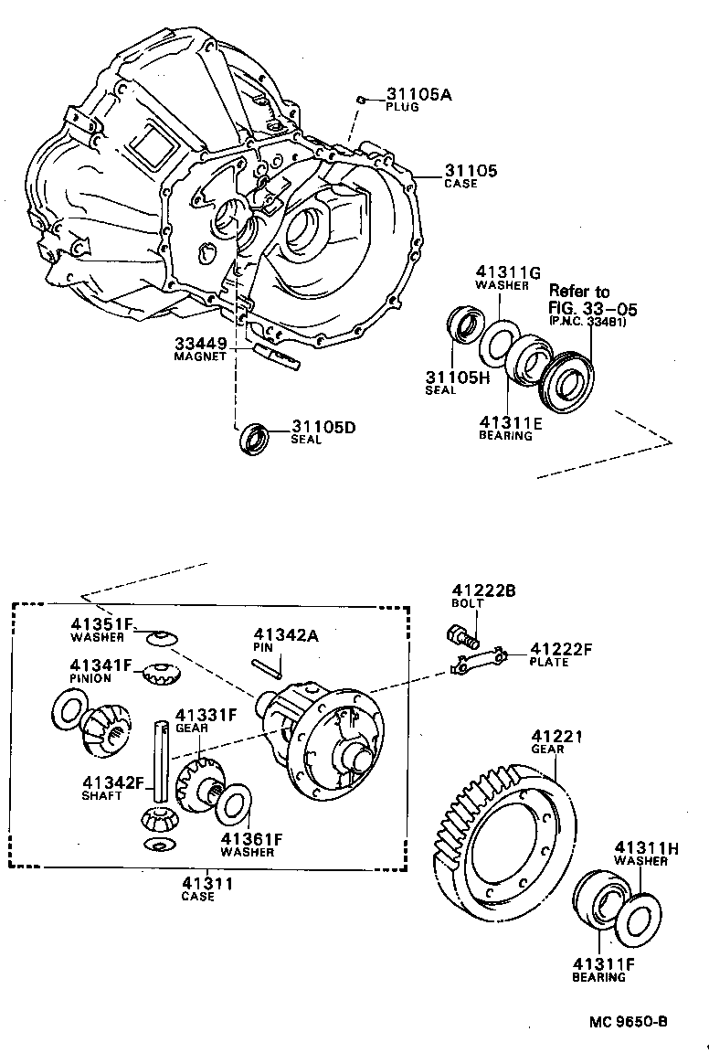41310-20211 CASE ASSY, DIFFERENTIAL product image