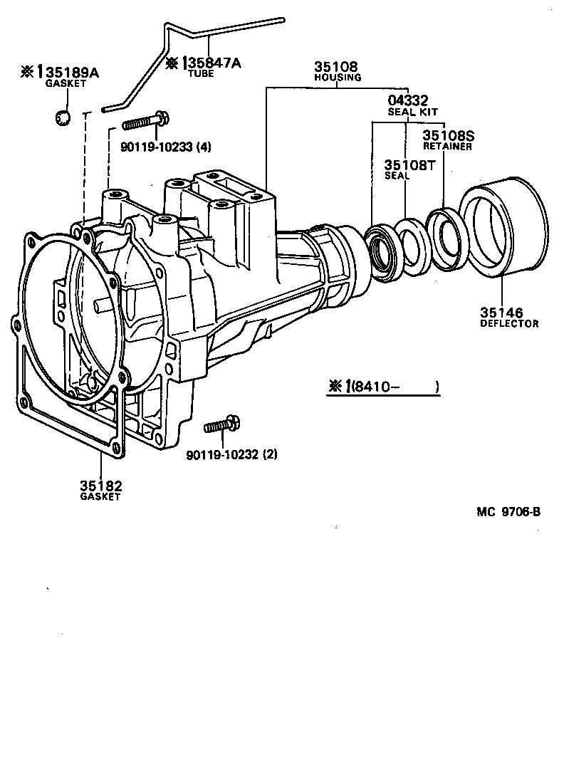 35015-28010 ADAPTER SUB-ASSY, TRANSMISSION CASE product image