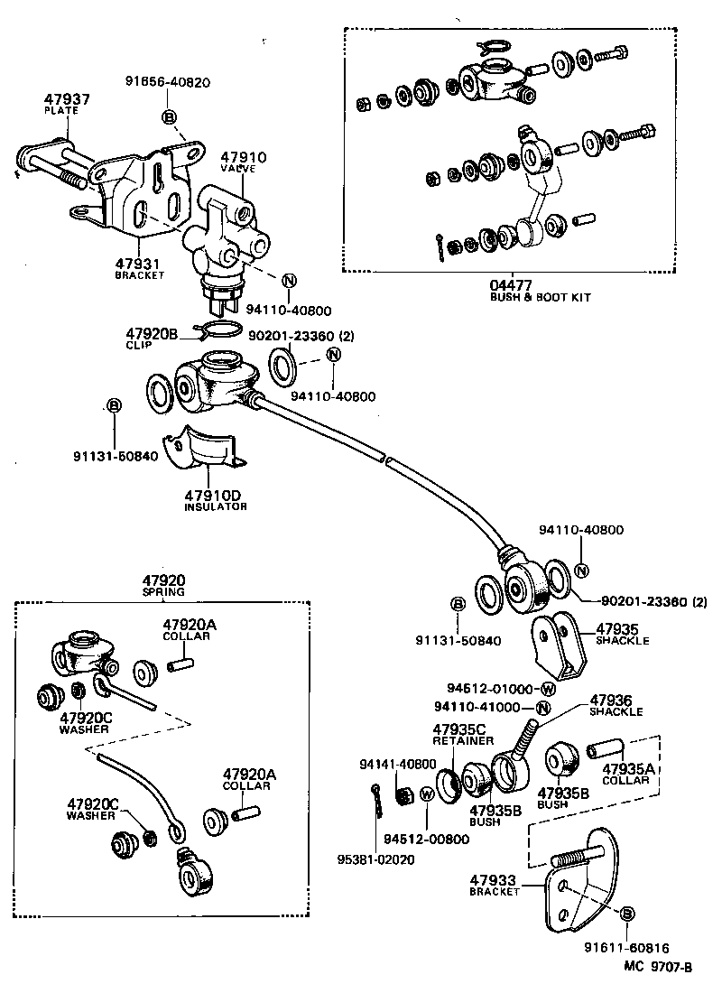 47383-28010 BRACKET, CONNECTOR product image
