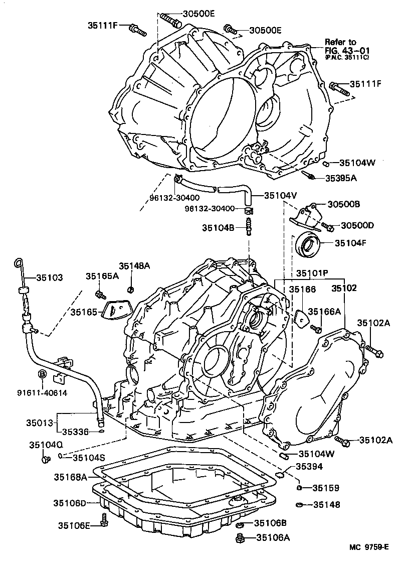 90311-34010 SEAL, OIL (FOR TRANSAXLE CASE) product image