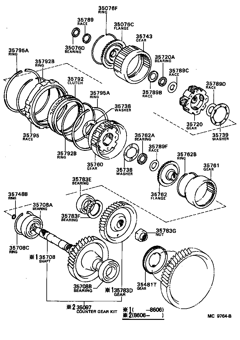 35743-32010 GEAR, FRONT PLANETARY RING product image