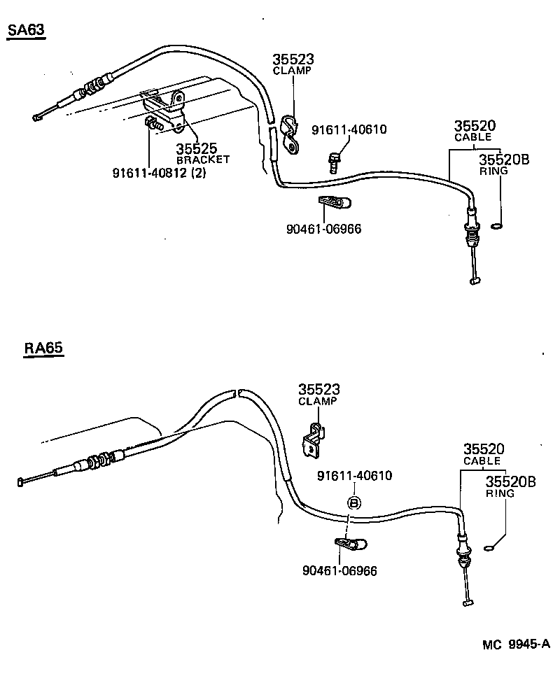35520-20140 CABLE ASSY, THROTTLE product image