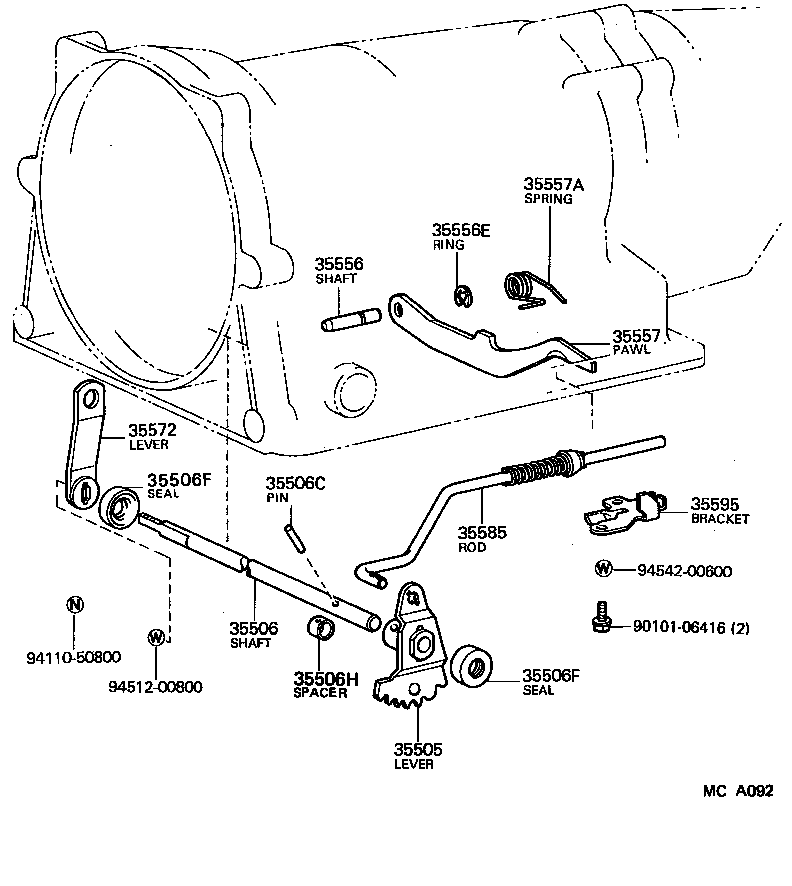 35520-30070 CABLE ASSY, THROTTLE product image