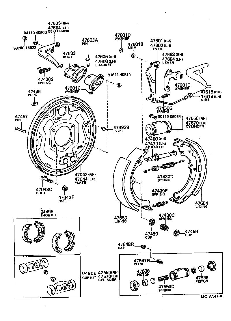 47550-30120 CYLINDER ASSY, REAR WHEEL BRAKE(FOR RH, FRONT OR UPPER) product image