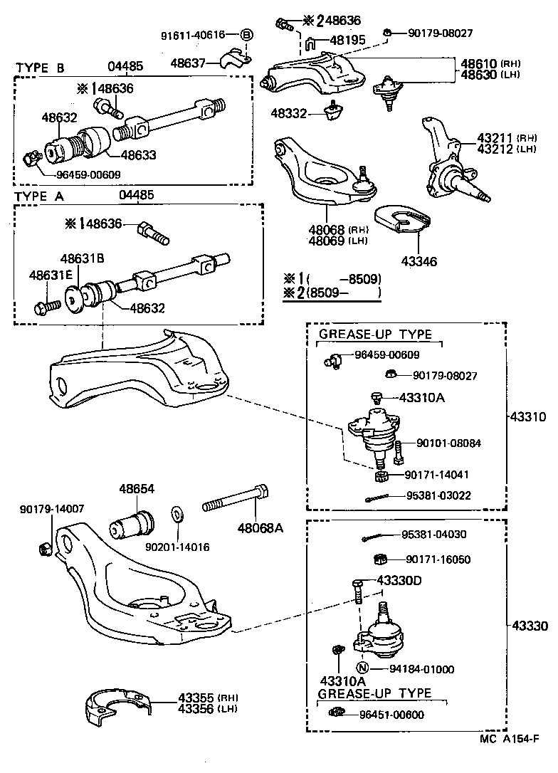 90109-10097 BOLT (FOR FRONT LOWER BALL JOINT) product image