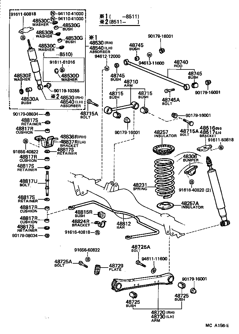 48231-30480 SPRING, COIL, REAR product image