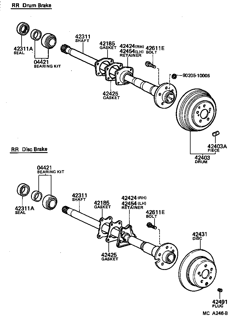 42303-30010 FLANGE SUB-ASSY, REAR AXLE product image