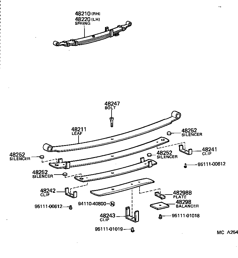 48231-30410 SPRING, COIL, REAR product image