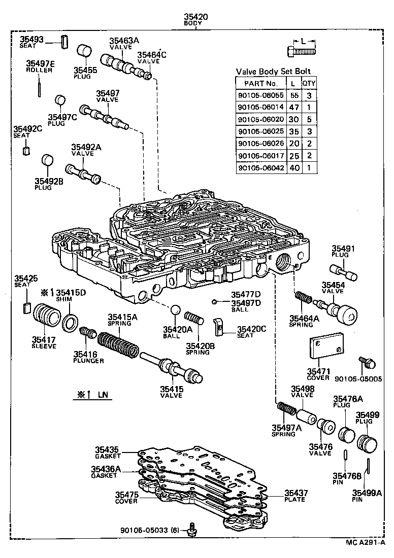 35303-35010 STRAINER ASSY, VALVE BODY OIL product image