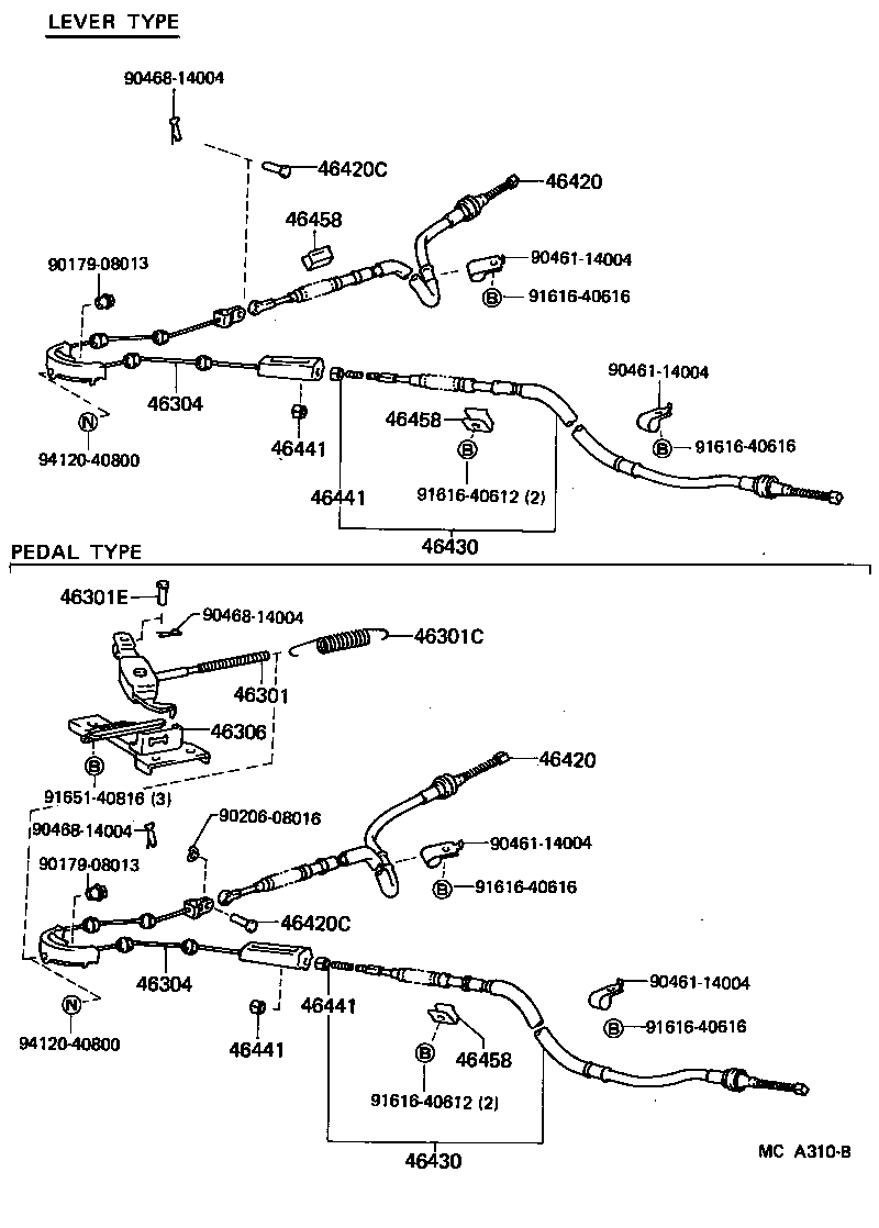 46266-30010 CUSHION, RELEASE ROD GUIDE INTERMEDIATE product image