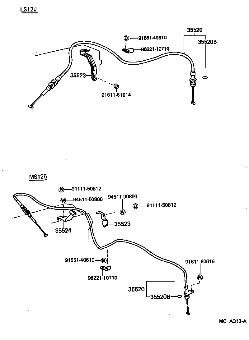 35520-30050 CABLE ASSY, THROTTLE product image