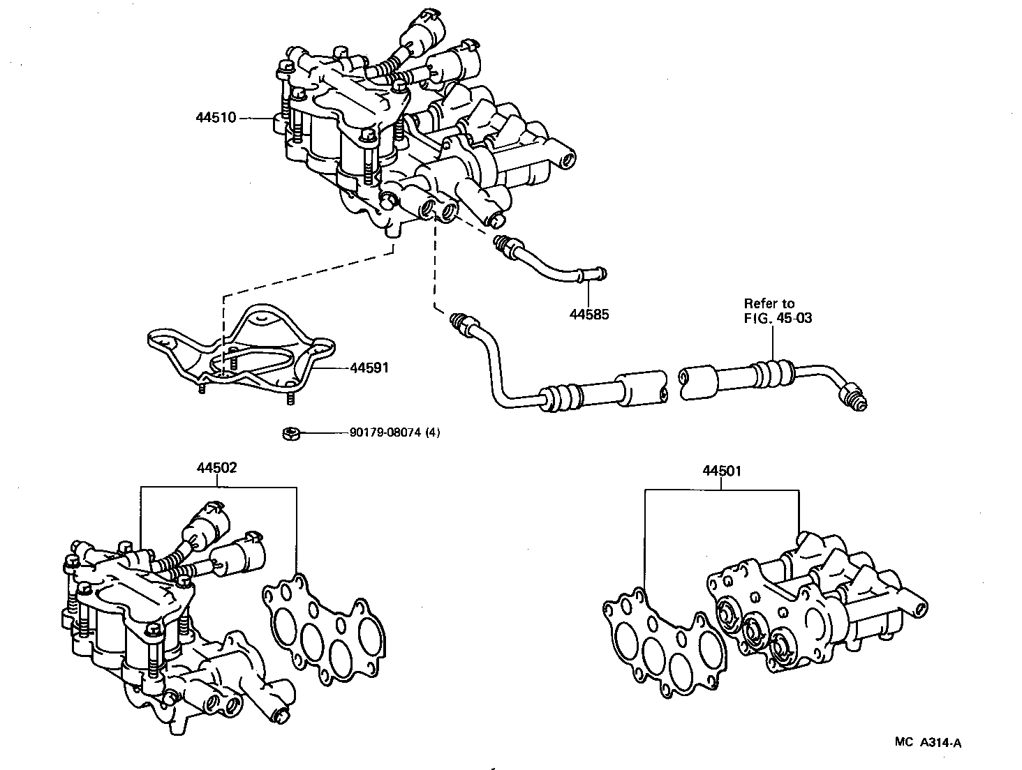 44510-30060 ACTUATOR ASSY, BRAKE product image