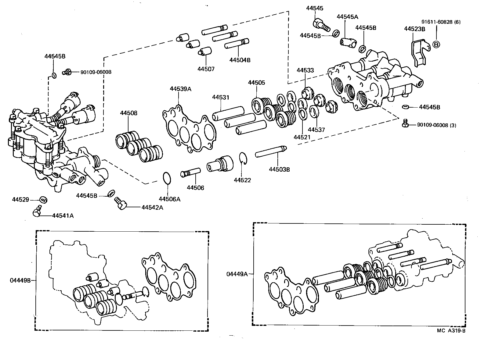 44510-30060 ACTUATOR ASSY, BRAKE product image