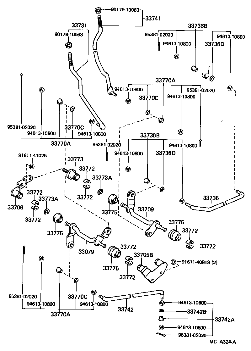 33775-30020 COVER, CROSS SHAFT DUST (FOR COLUMN SHIFT) product image