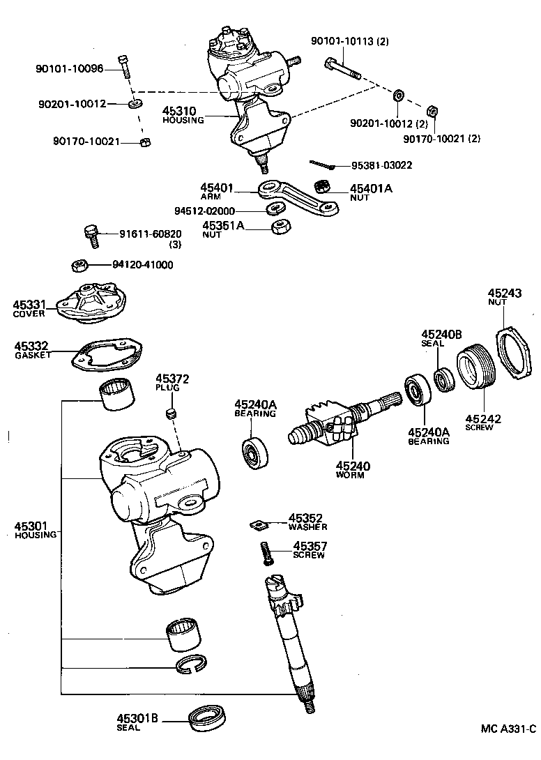 45466-55020 CLAMP, TIE ROD END product image