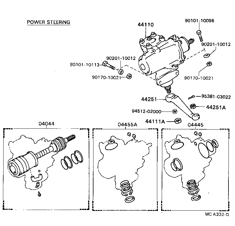 45466-55020 CLAMP, TIE ROD END product image
