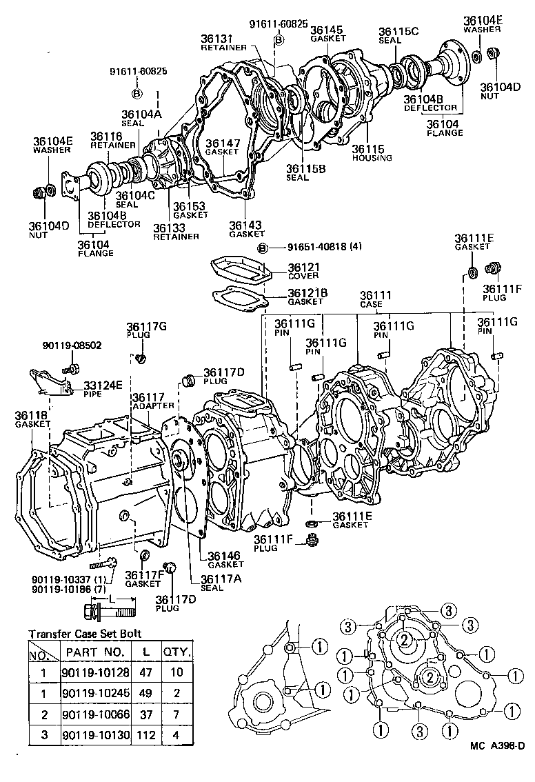 90311-41005 SEAL, TYPE T OIL (FOR TRANSFER EXTENSION HOUSING) product image