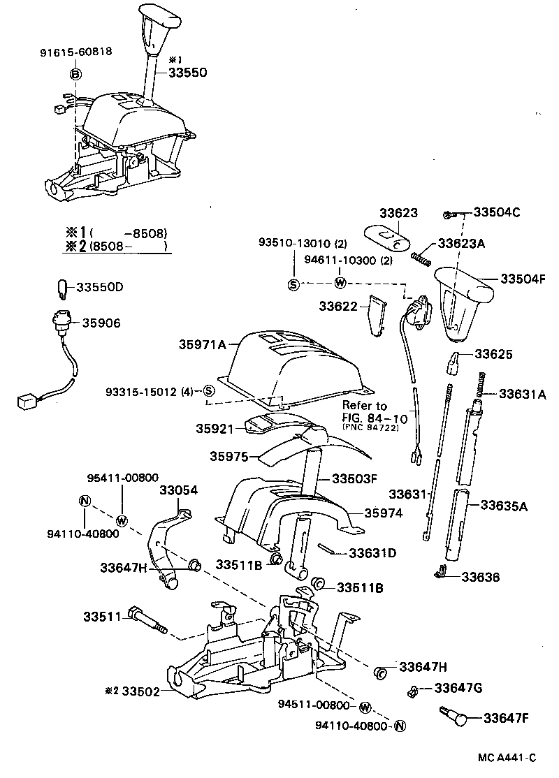33502-20210 PLATE SUB-ASSY, SHIFT LEVER product image