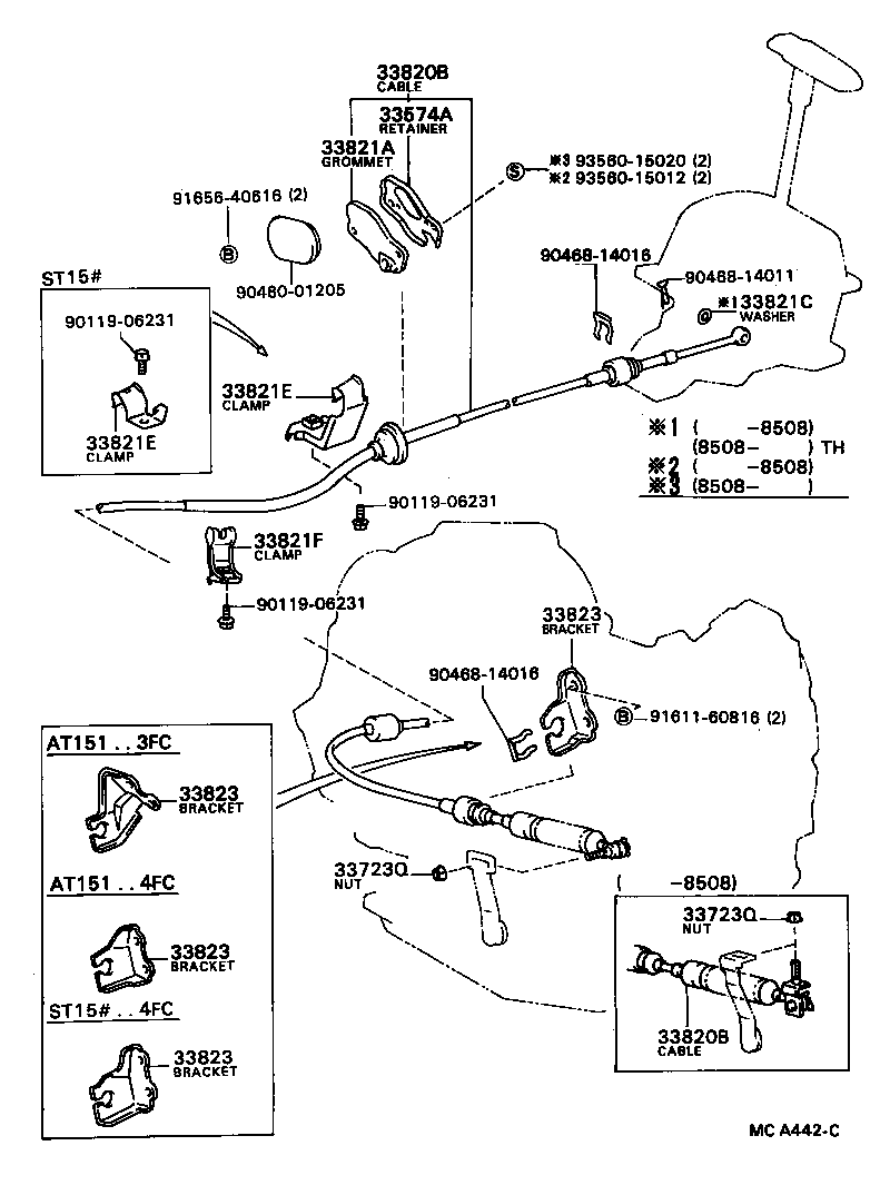 33502-20210 PLATE SUB-ASSY, SHIFT LEVER product image