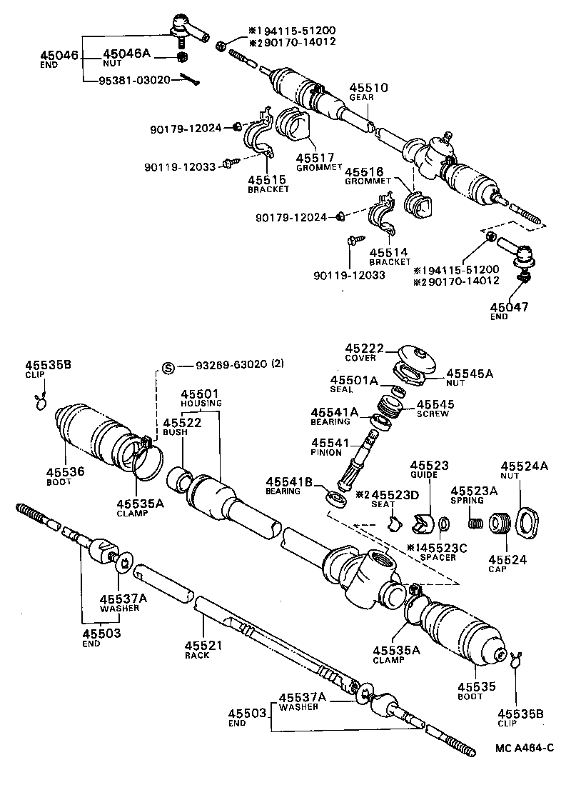 44210-20030 VALVE ASSY, POWER STEERING CONTROL product image