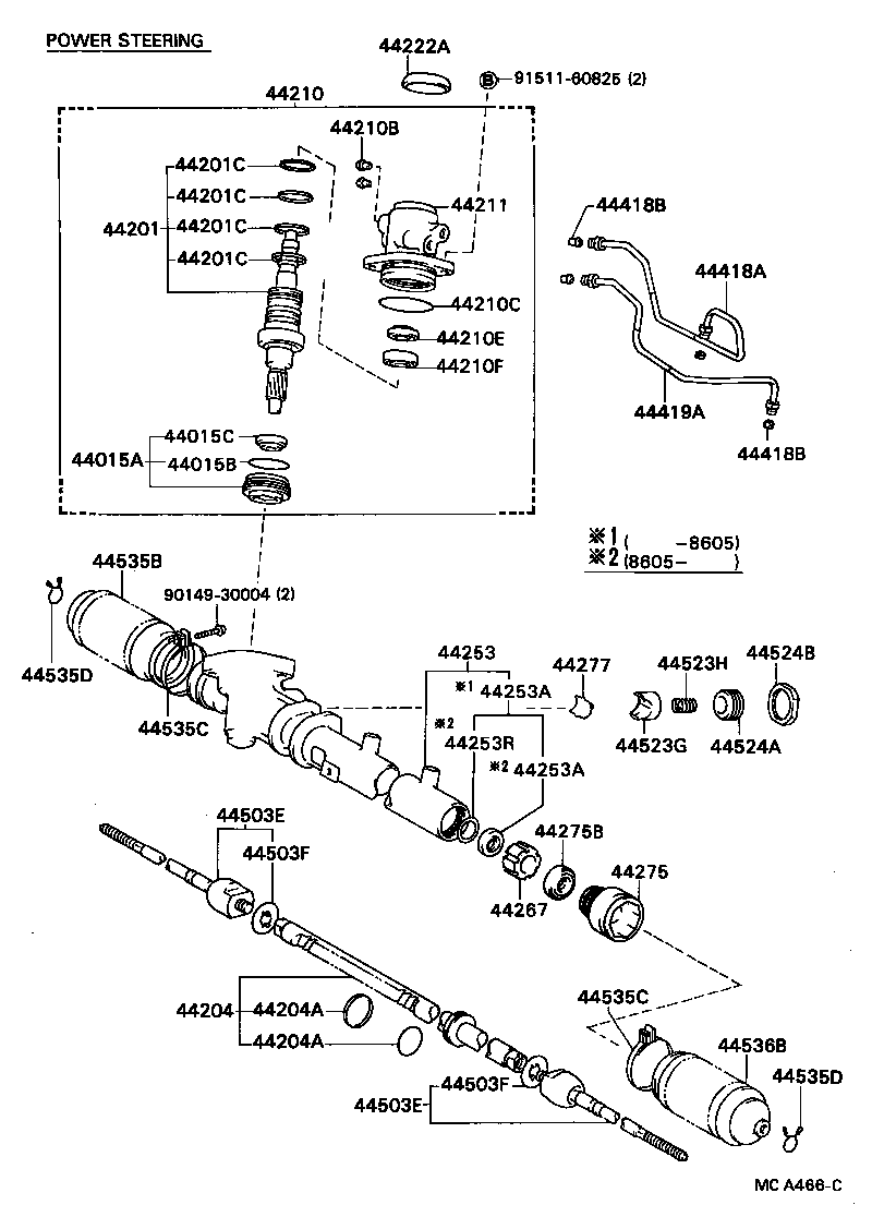 44210-20030 VALVE ASSY, POWER STEERING CONTROL product image