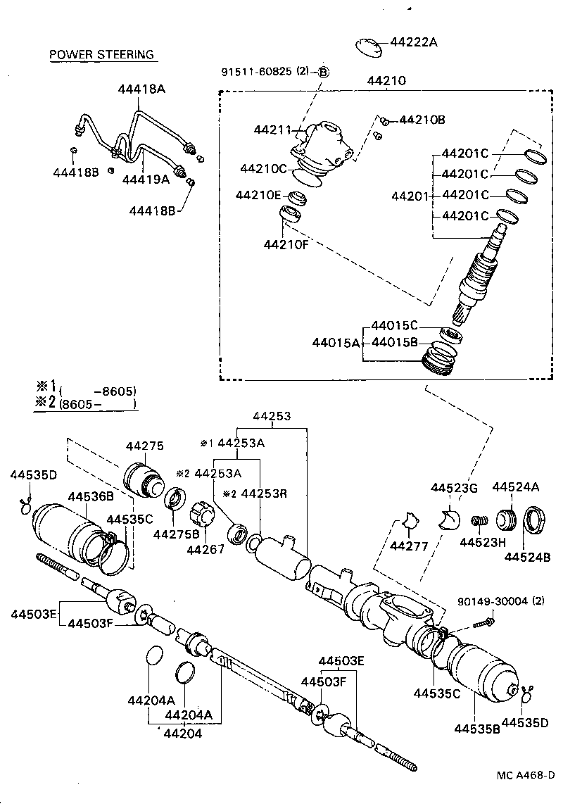 44210-20030 VALVE ASSY, POWER STEERING CONTROL product image
