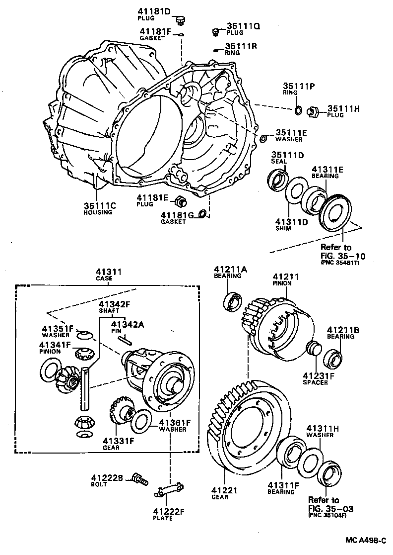 41206-20020 PINION, DIFFERENTIAL DRIVE product image