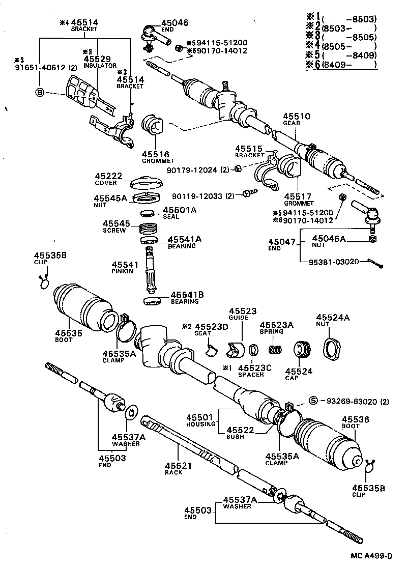 44210-20100 VALVE ASSY, POWER STEERING CONTROL product image