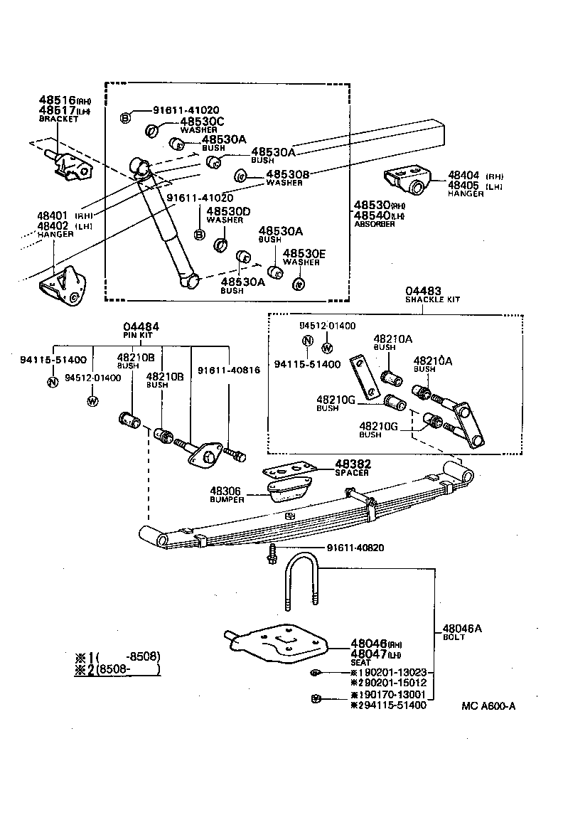 48202-35380 LEAF, REAR SPRING, NO.3 product image