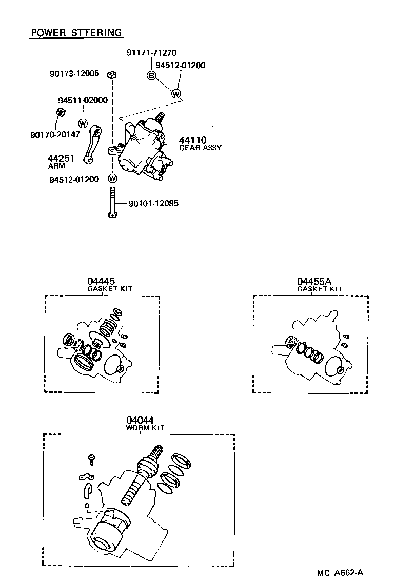 45451-28040 ROD, STEERING RELAY product image