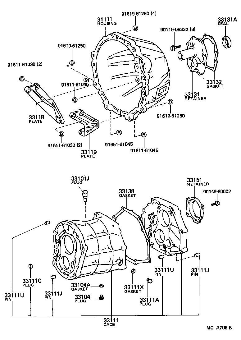 33119-26010 PLATE, STIFFENER, LH(MTM) product image
