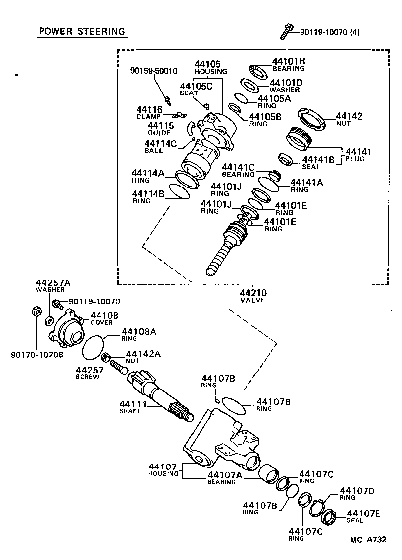 44105-26010 HOUSING SUB-ASSY, VALVE product image