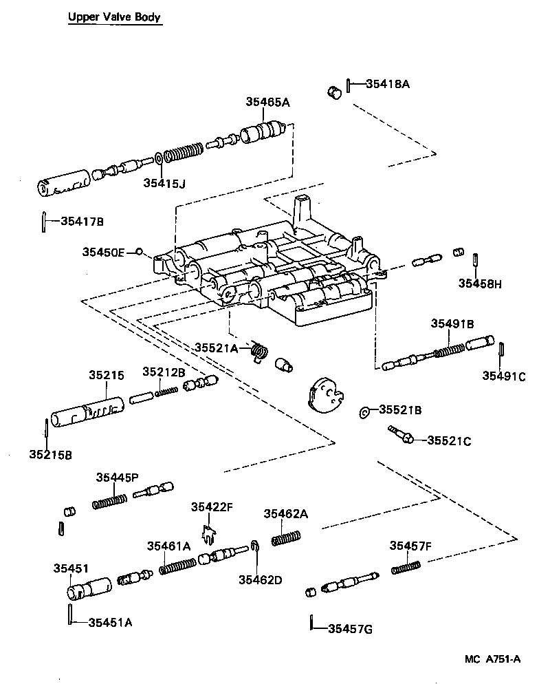 35554-12010 ROD, MANUAL VALVE CONNECTING product image