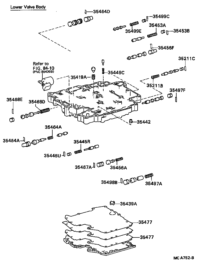 35554-12010 ROD, MANUAL VALVE CONNECTING product image
