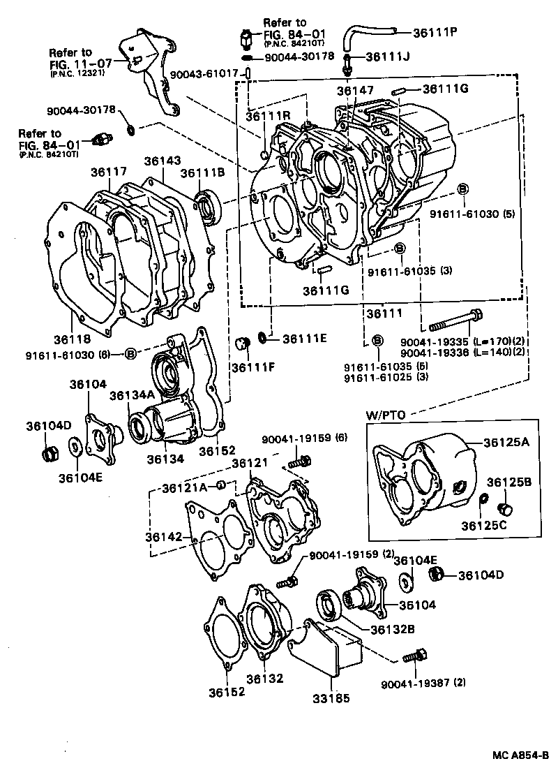 36101-69015 CASE, TRANSFER product image