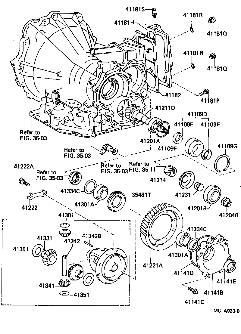 90311-40004 SEAL, OIL(FOR REAR TRANSAXLE CASE COVER) product image