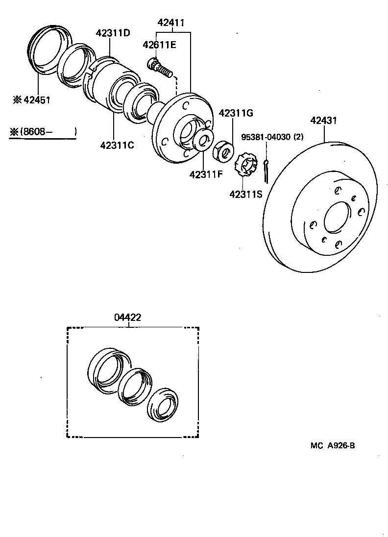 41336-17020 COVER, DUST(FOR DIFFERENTIAL SIDE GEAR SHAFT) product image