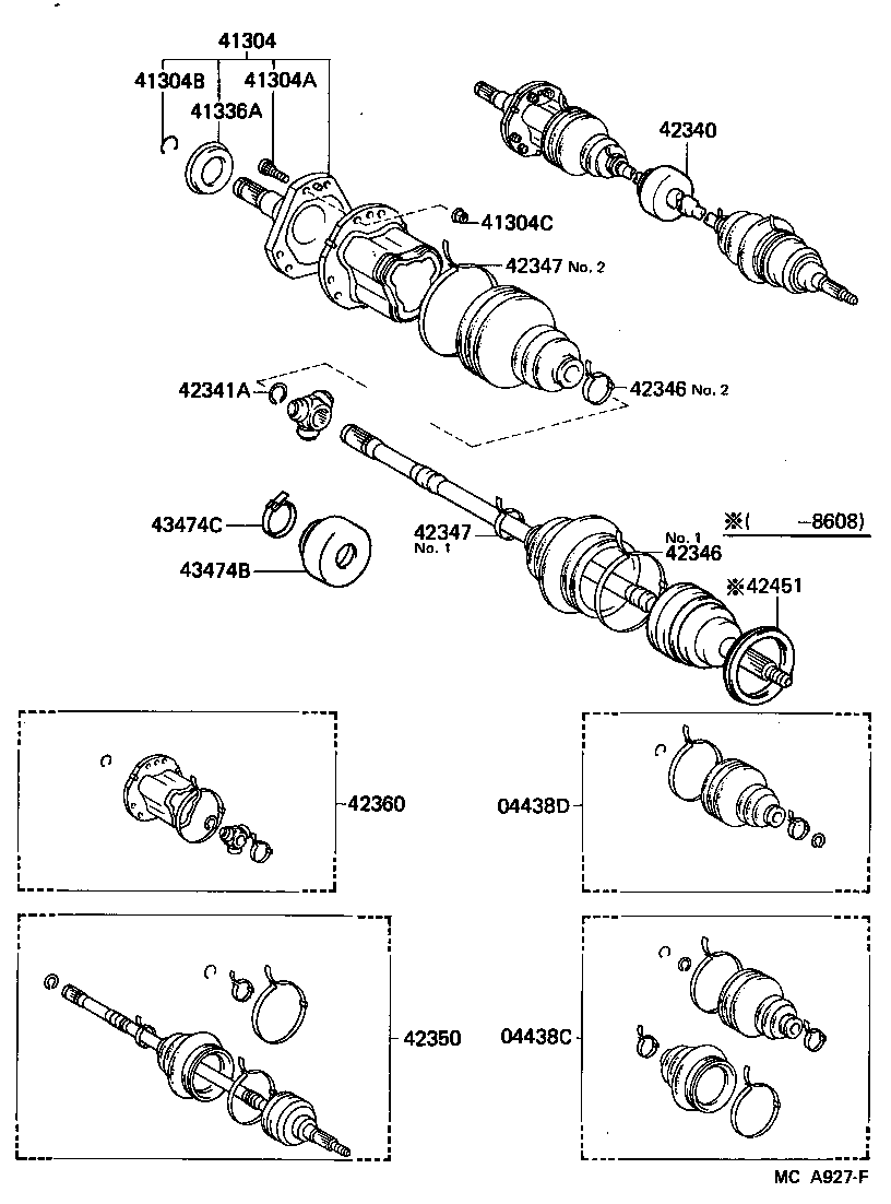 41336-17020 COVER, DUST(FOR DIFFERENTIAL SIDE GEAR SHAFT) product image