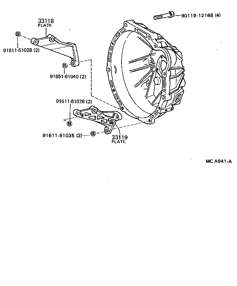 33119-28010 PLATE, STIFFENER, LH(MTM) product image